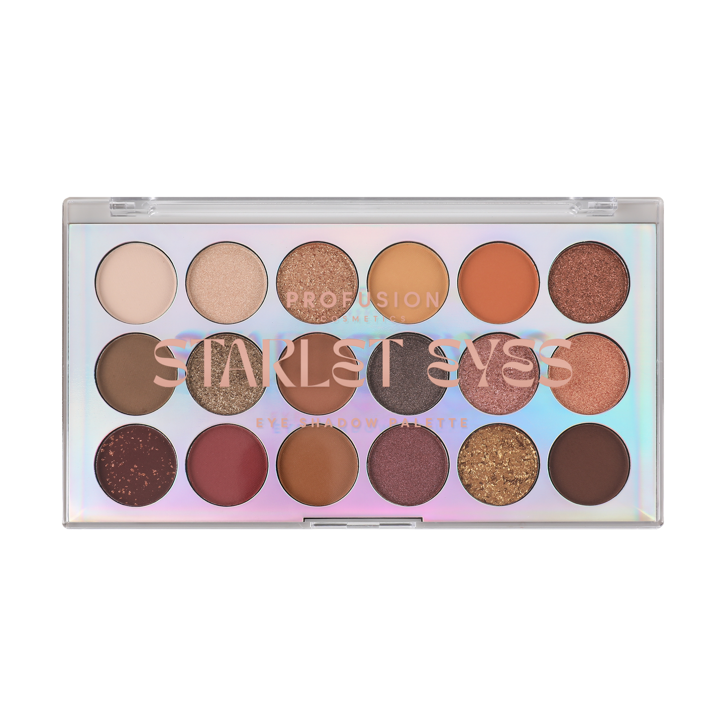 Starlet Eyes 18-Shade Eyeshadow Palette & 4-Piece Brush Set