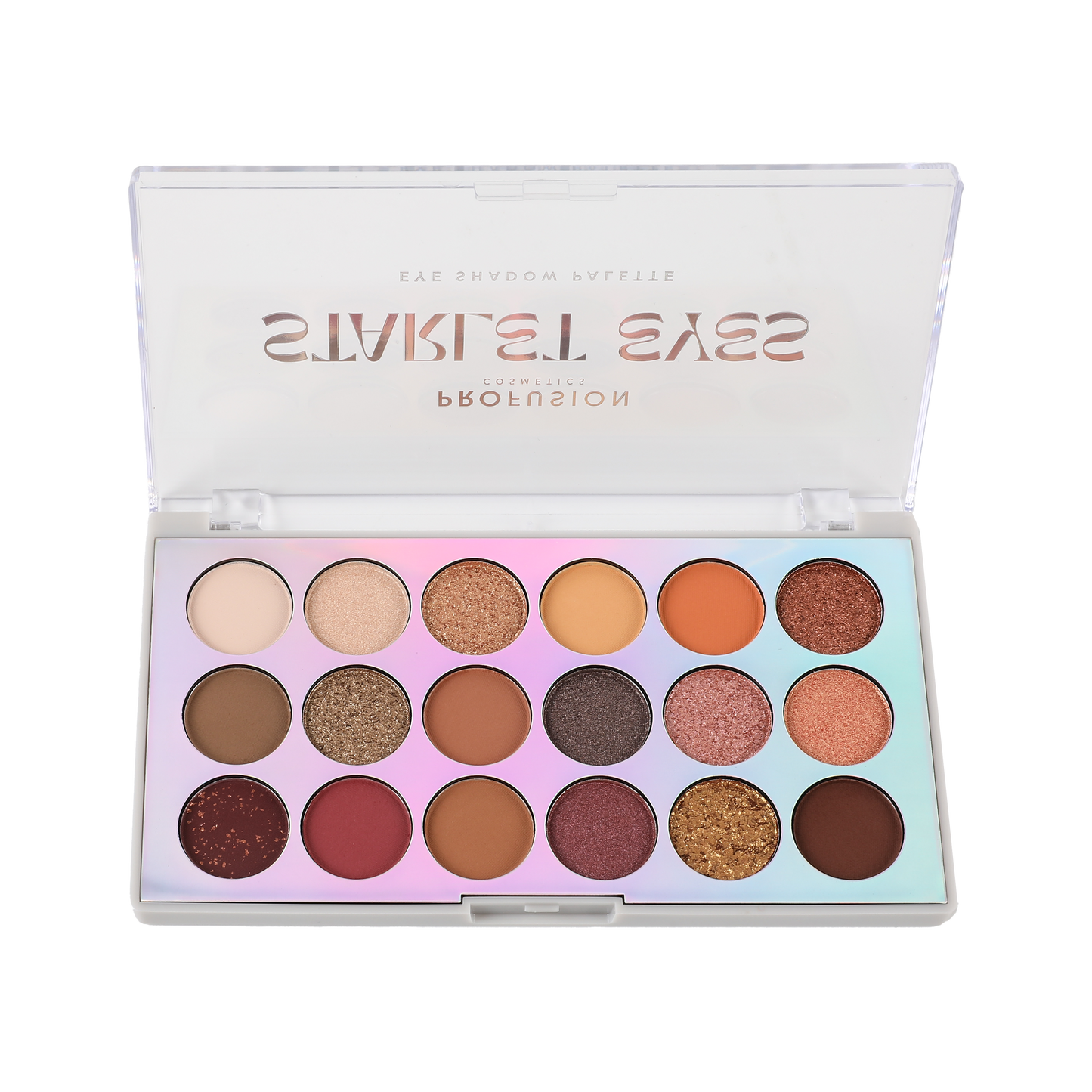 Starlet Eyes 18-Shade Eyeshadow Palette & 4-Piece Brush Set