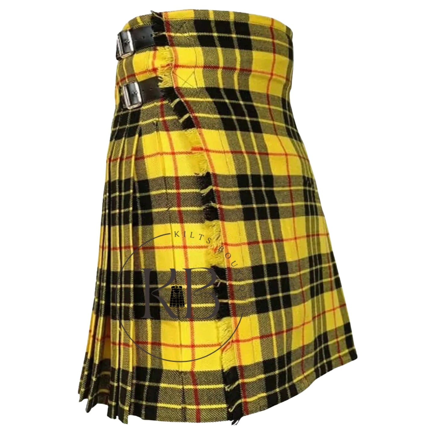 MacLeod of Lewis Tartan Kilt – 8-Yard Handmade Traditional Scottish Highland Kilt for Men