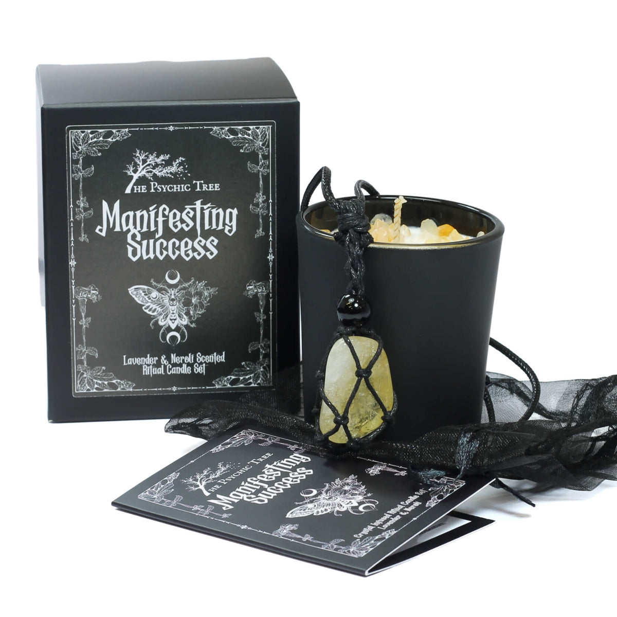 Crystal Infused Ritual Candles - The Complete Set