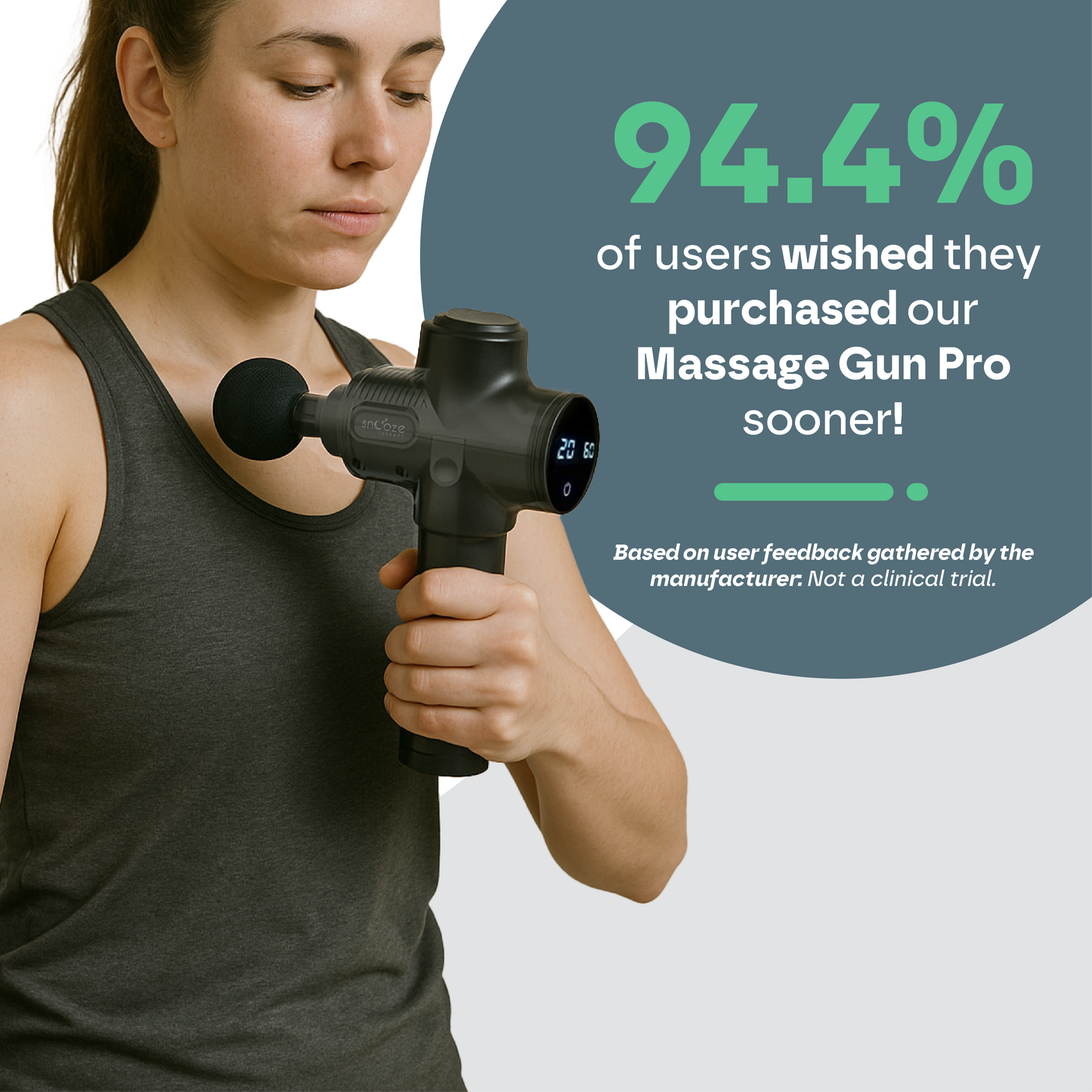 Massage Gun Pro | 30 Speed Percussion Massager for Muscle Relief & Recovery