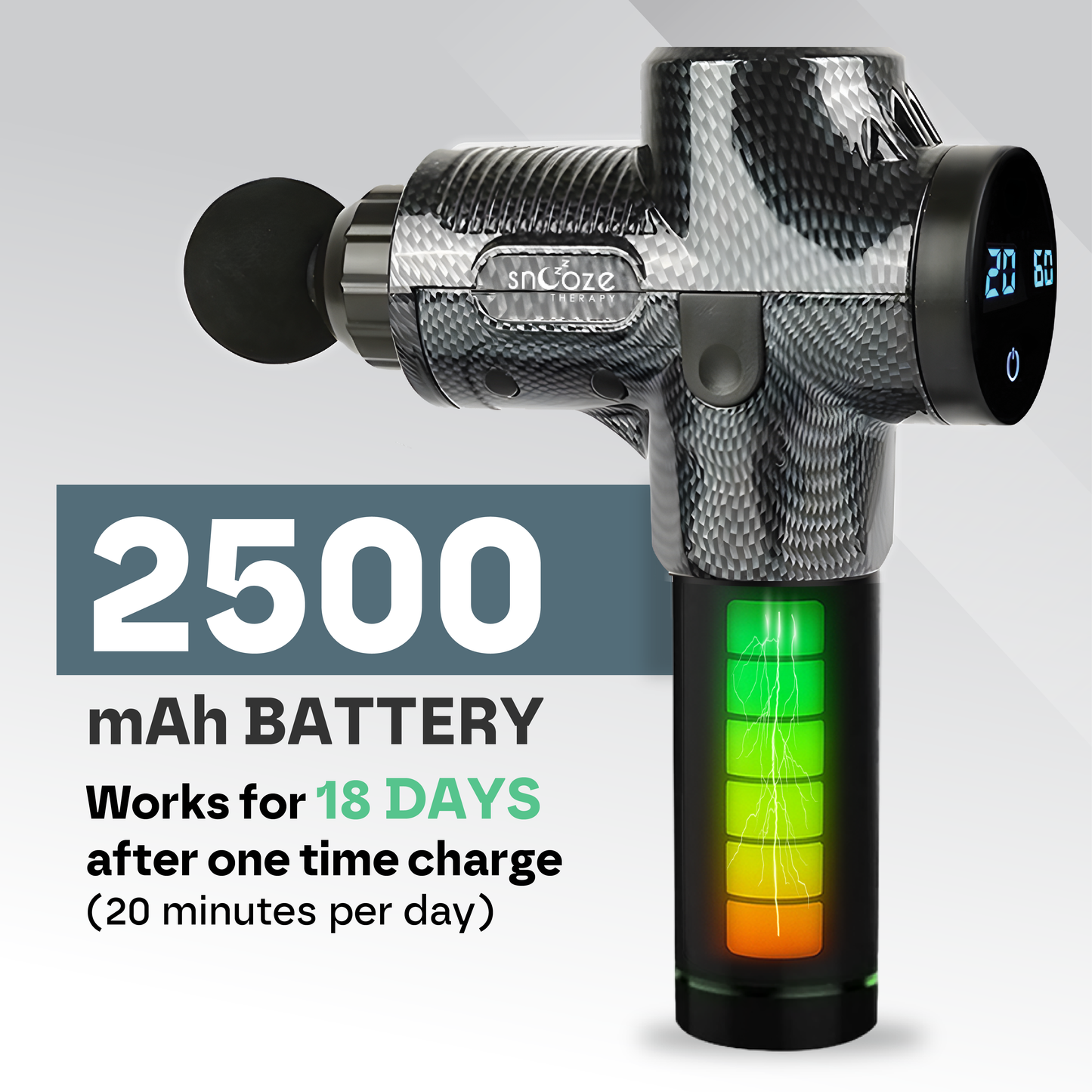 Massage Gun Pro | 30 Speed Percussion Massager for Muscle Relief & Recovery