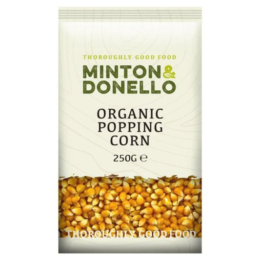 6 x Minton & Donello Bio Popcorn - 250g