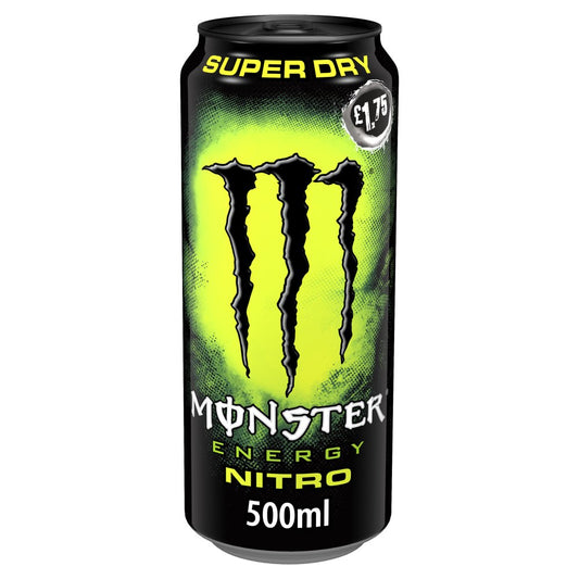 Monster Energy Nitro Super Dry 500ml – Case of 12 Cans