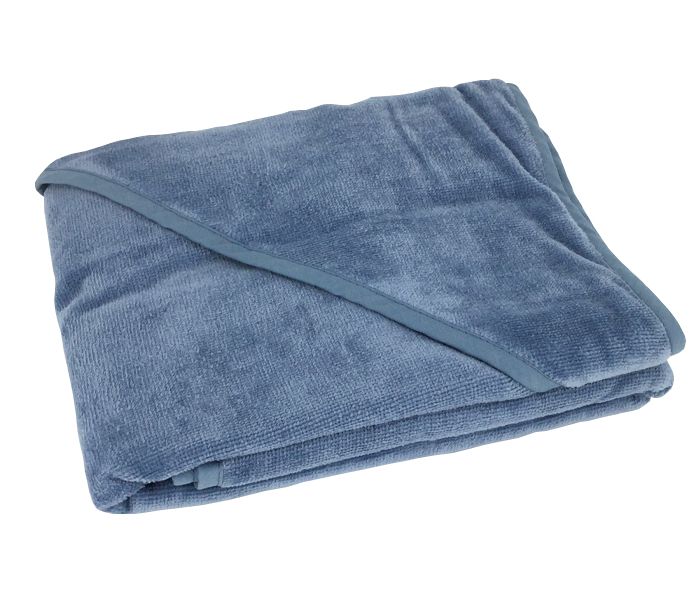 Mum 2 Mum Hooded Towel - Denim Blue
