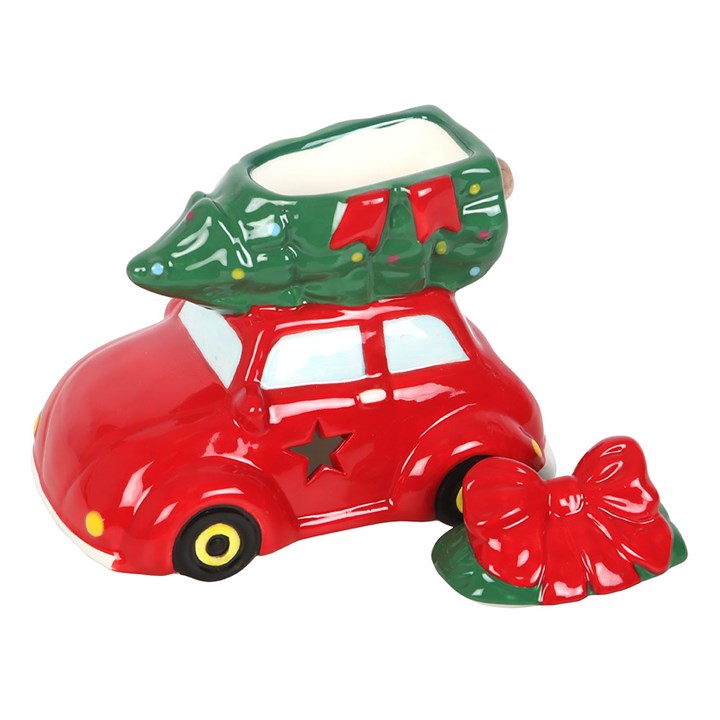 Car with Christmas Tree Oil Burner