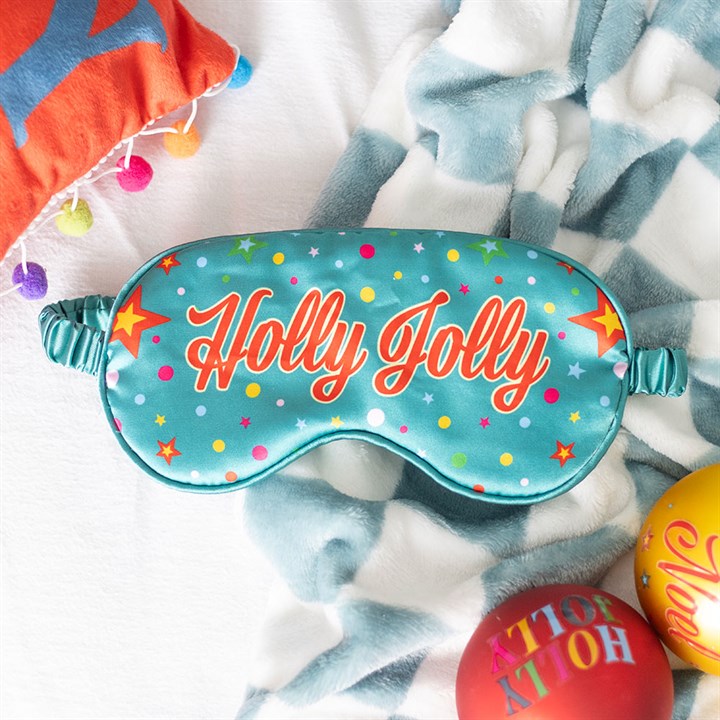 Holly Jolly Satin Sleep Mask