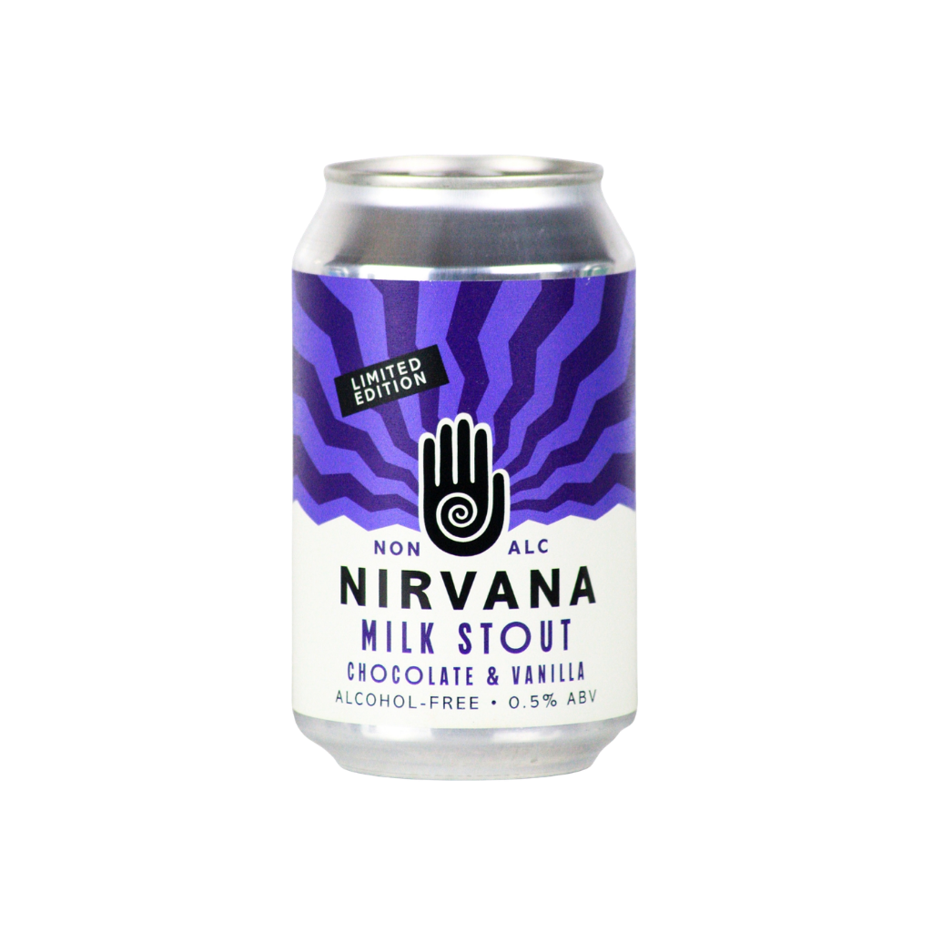 Nirvana Milk Stout Can | Alcohol-Free Dark Stout | 0.5% ABV