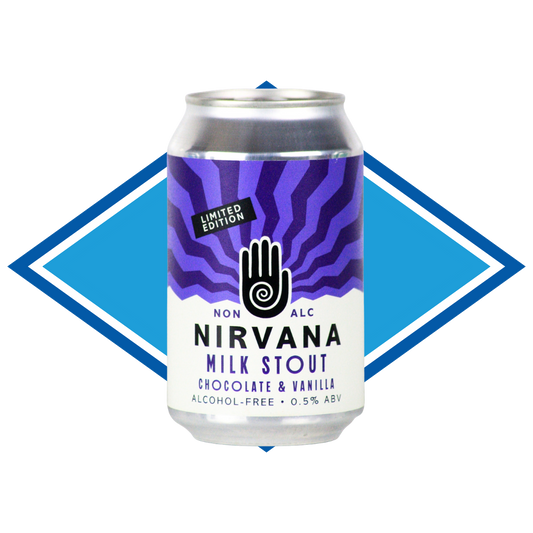 Nirvana Milk Stout Can | Alcohol-Free Dark Stout | 0.5% ABV