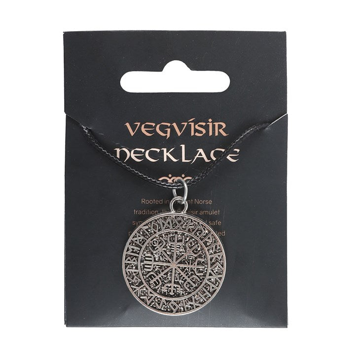 Vegvisir Viking Compass Viking Cord Necklace
