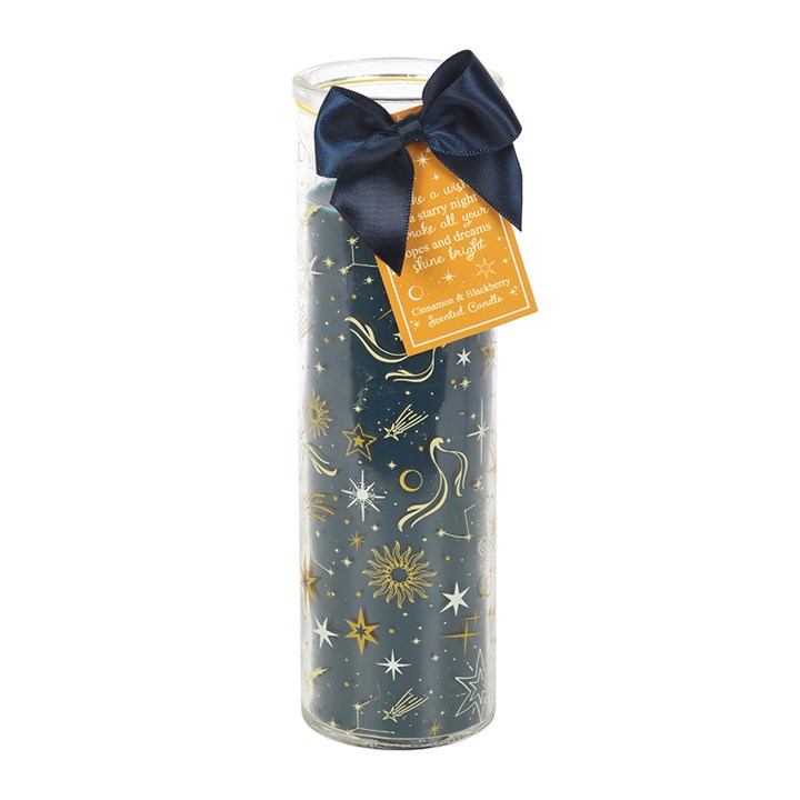 Starry Night Cinnamon & Blackberry Tube Candle