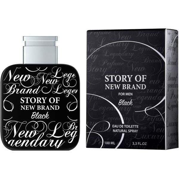 New Brand Story Of Black For Men Eau de Toilette 100ml Spray