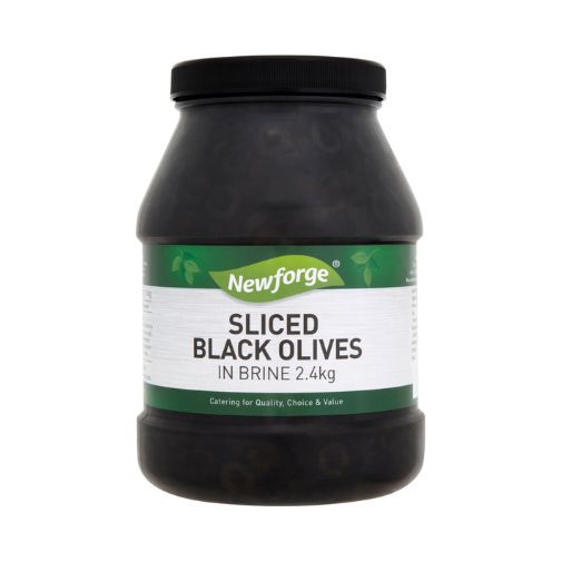 2 x Aceitunas Negras Laminadas Newforge en Salmuera 2.4Kg