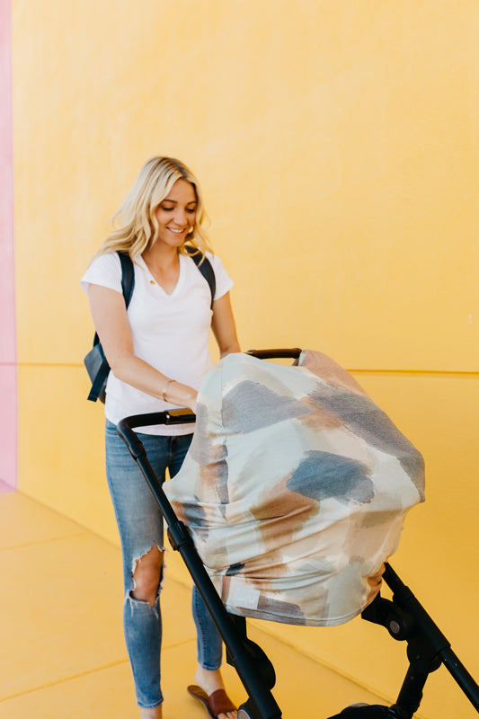 Copper Pearl Nursing & Car Seat Cover Picasso