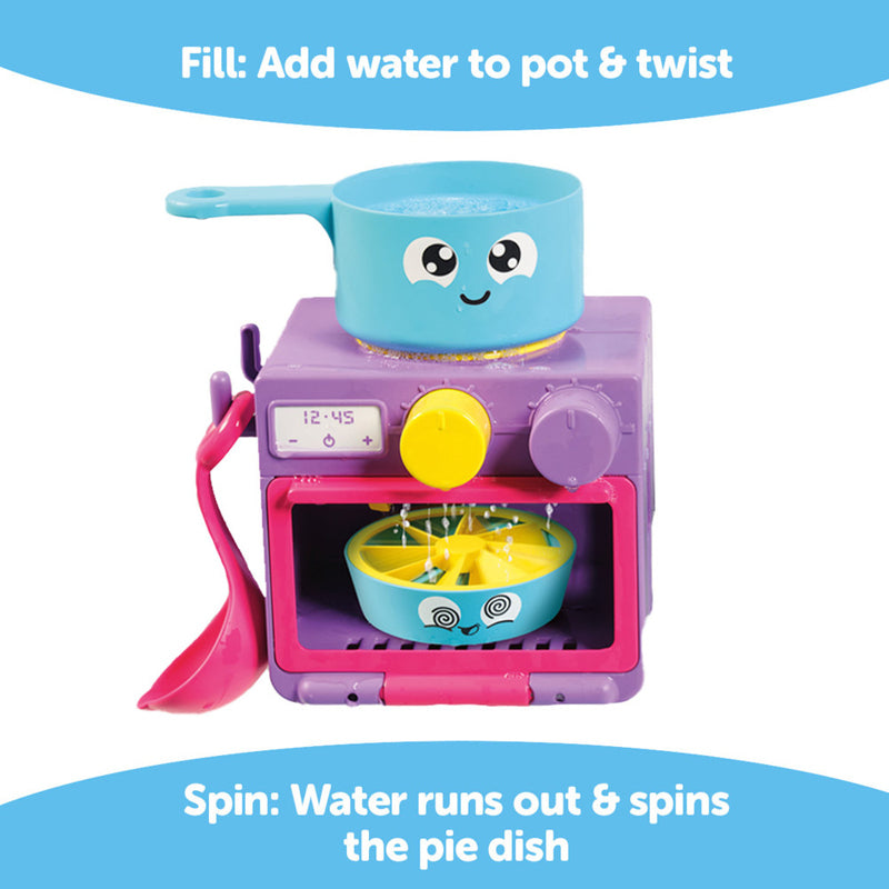 Tomy Toomies Bubble & Bake Bathtime Kitchen | Bath Toy for Toddlers 18m+