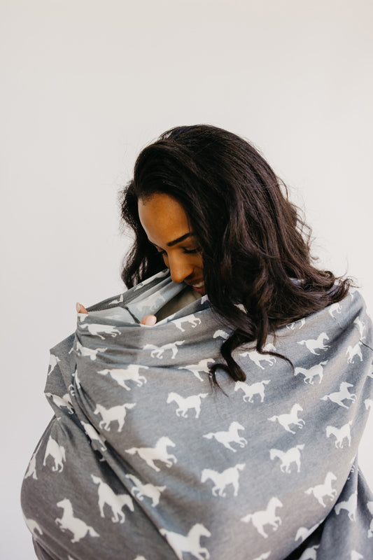 Copper Pearl Nursing & Car Seat Cover Colt