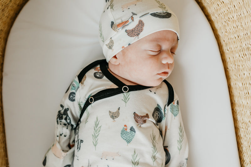 Copper Pearl Newborn Gown Jo