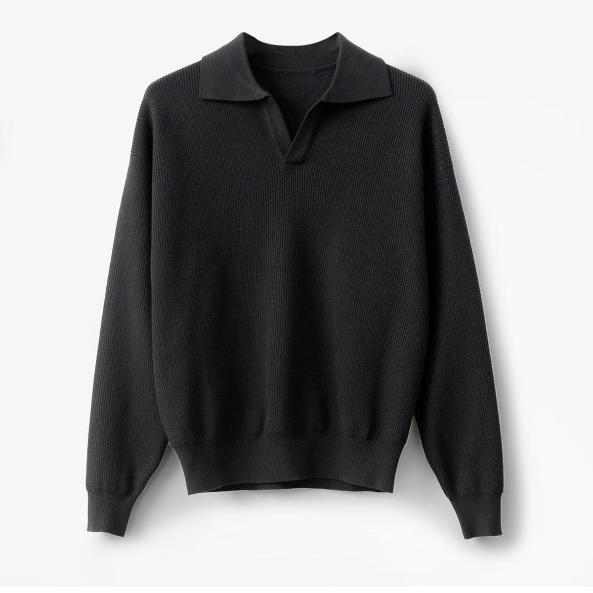 Men's Solid Color Loose Long Sleeves