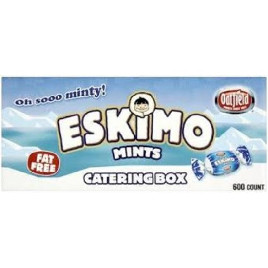 Caja de 600 Caramelos de Menta Eskimo Oatfield para Hostelería