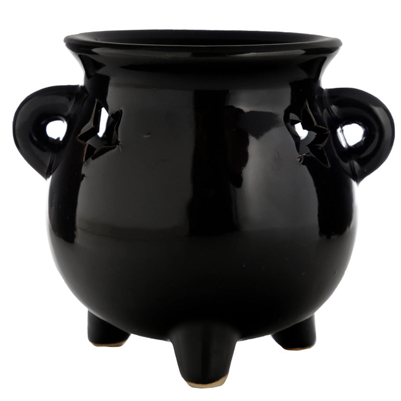 Eden Large Black Cauldron Oil Burner