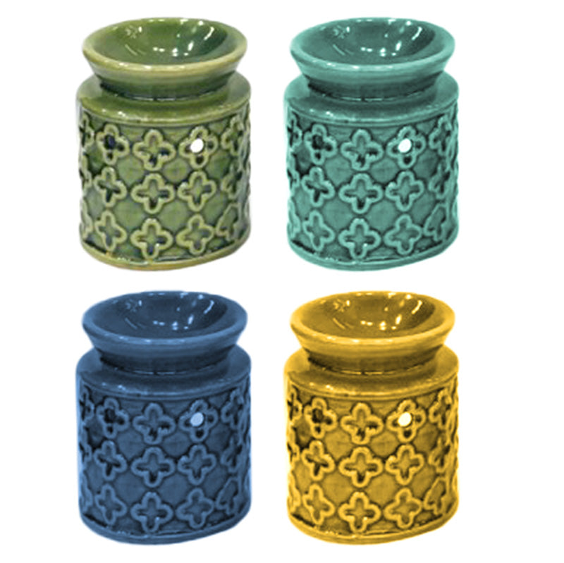 Eden Small Simple Flower Motif Oil Burner