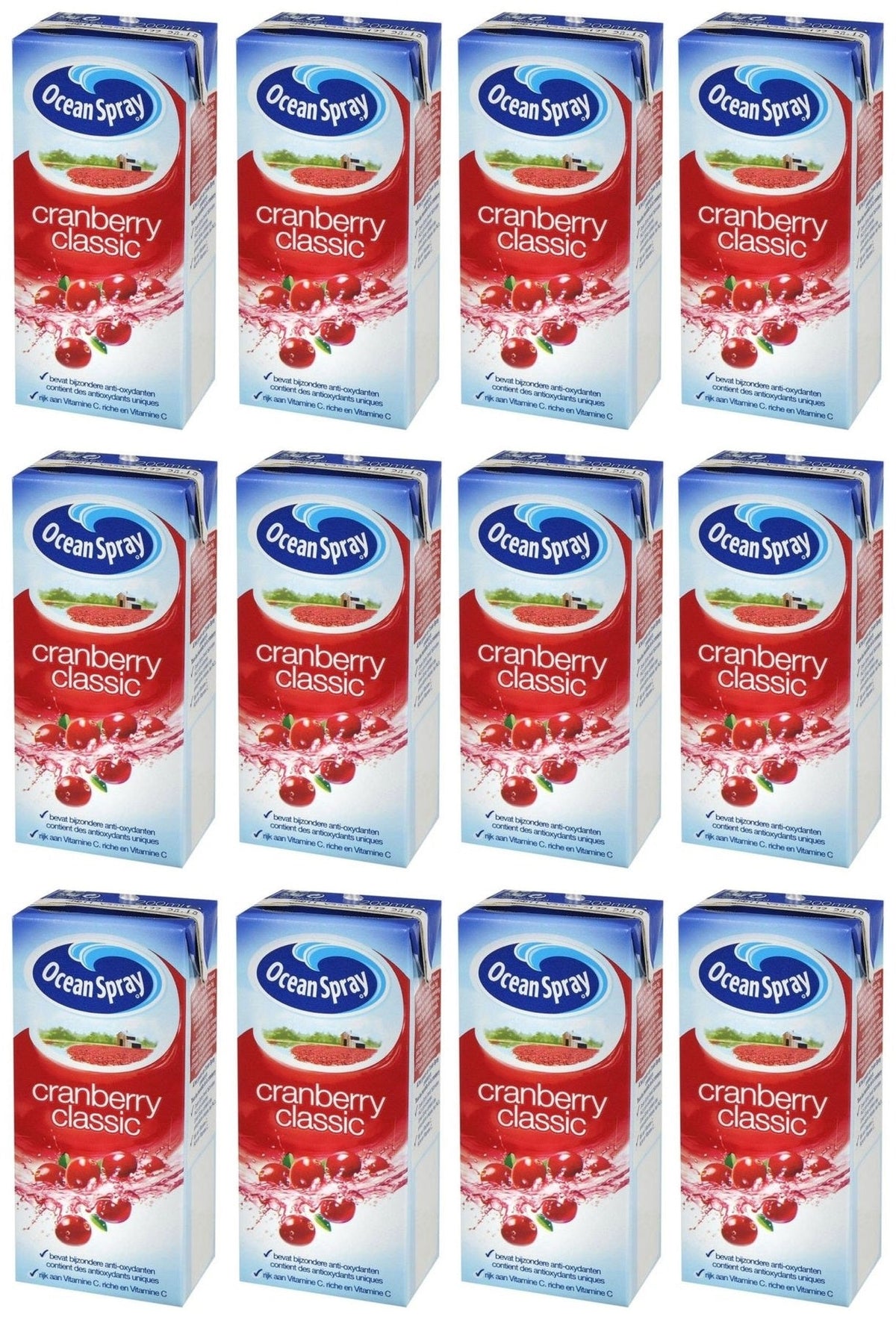 12 x Ocean Spray Cranberry Classic 1 Litre