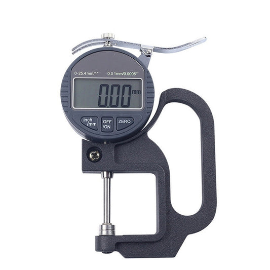 Digital Thickness Gauge 0–25mm | LCD Display | Metric & Imperial