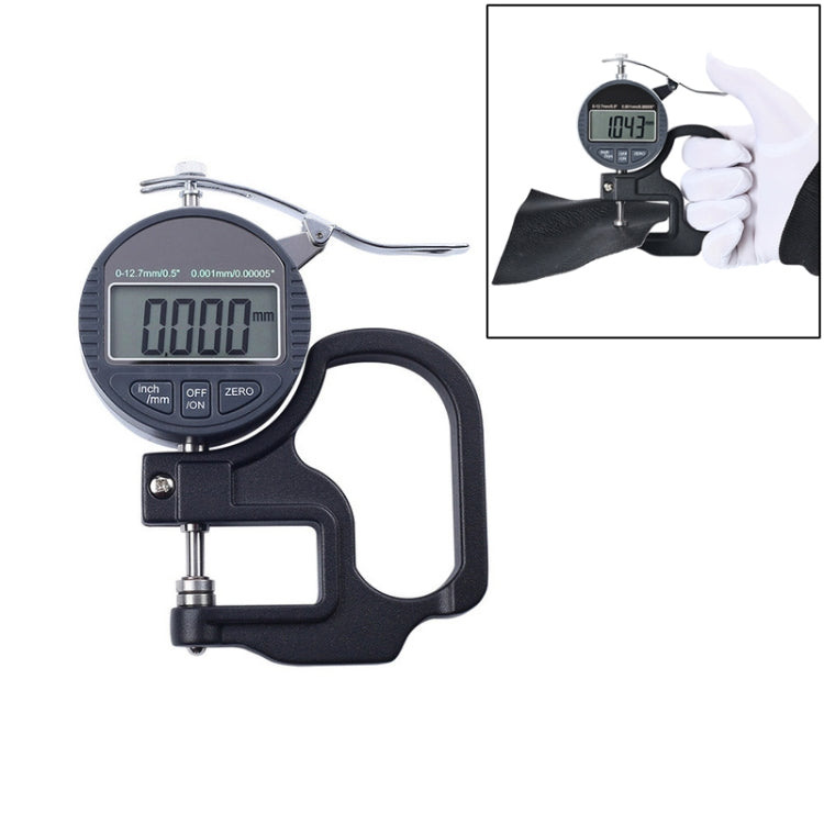 Digital Micrometer Thickness Gauge 0-10mm LCD Display
