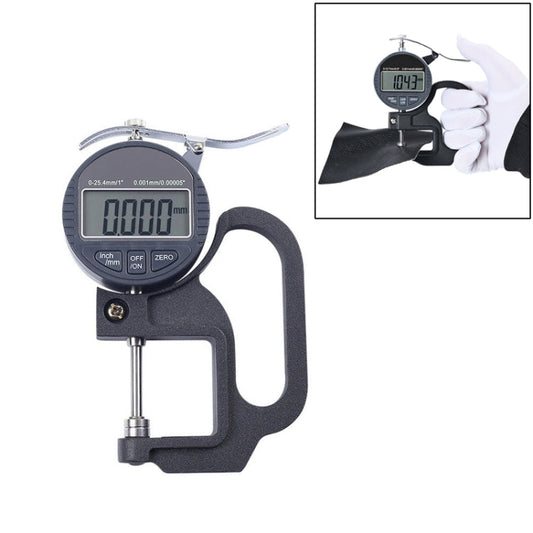 Digital Micrometer Thickness Gauge 0–25mm | LCD Display, Metric & Imperial