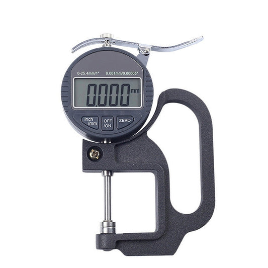 Digital Micrometer Thickness Gauge 0–25mm | LCD Display, Metric & Imperial