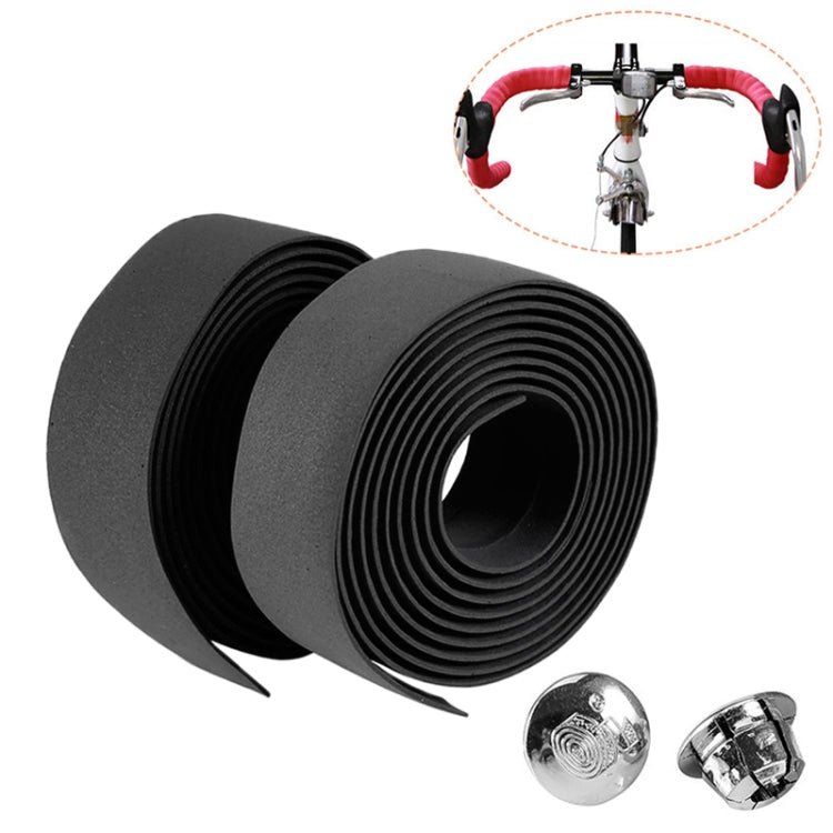 Cycling Road Bike Handlebar Tape Wrap with Bar Plugs | EVA Cork | 2m | 7 Colours