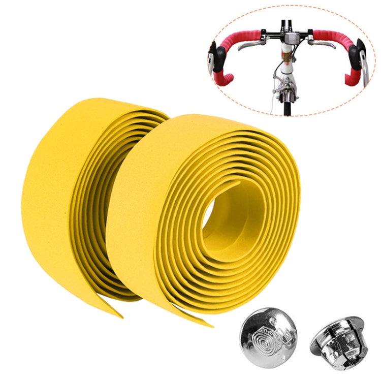 Cycling Road Bike Handlebar Tape Wrap with Bar Plugs | EVA Cork | 2m | 7 Colours
