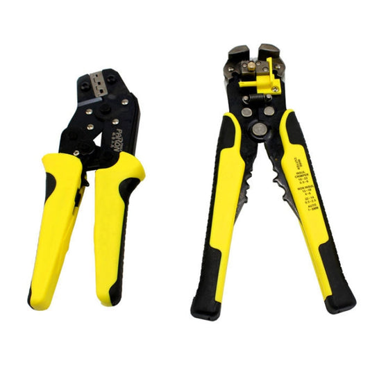 Professional Wire Stripper & Crimping Pliers Tool Set | 0.25–6.0mm with Storage Bag