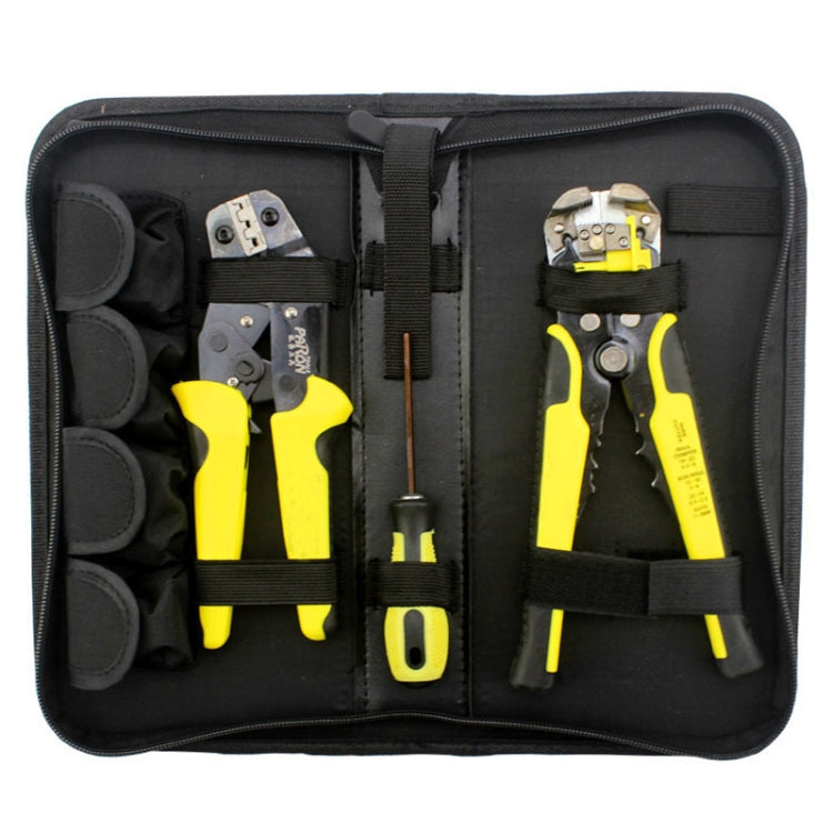 Professionelles Abisolier- & Crimpzangen-Werkzeugset | 0,25–6,0mm mit Aufbewahrungstasche