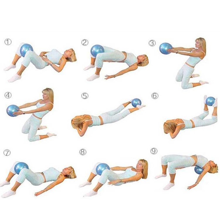 Mini Yoga Pilates Ball – 25cm Explosion-Proof PVC Exercise Ball for Balance & Fitness