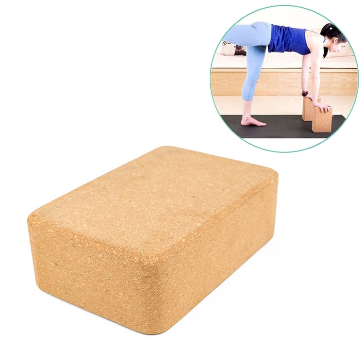 Yoga Cork Brick – Non-Slip Fitness Block | 22.5 x 15 x 7.5cm
