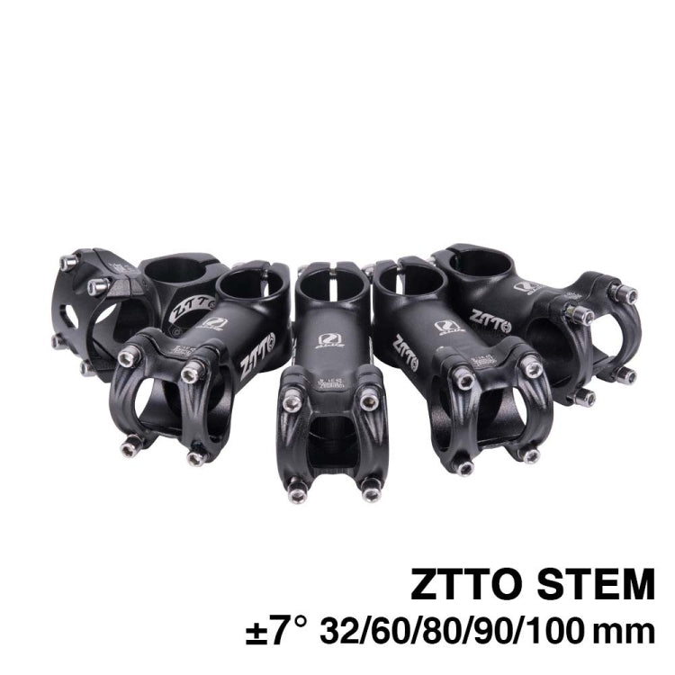 ZTTO Bicycle Stem 100mm - 31.8mm Handlebar Clamp Lightweight Aluminum Alloy