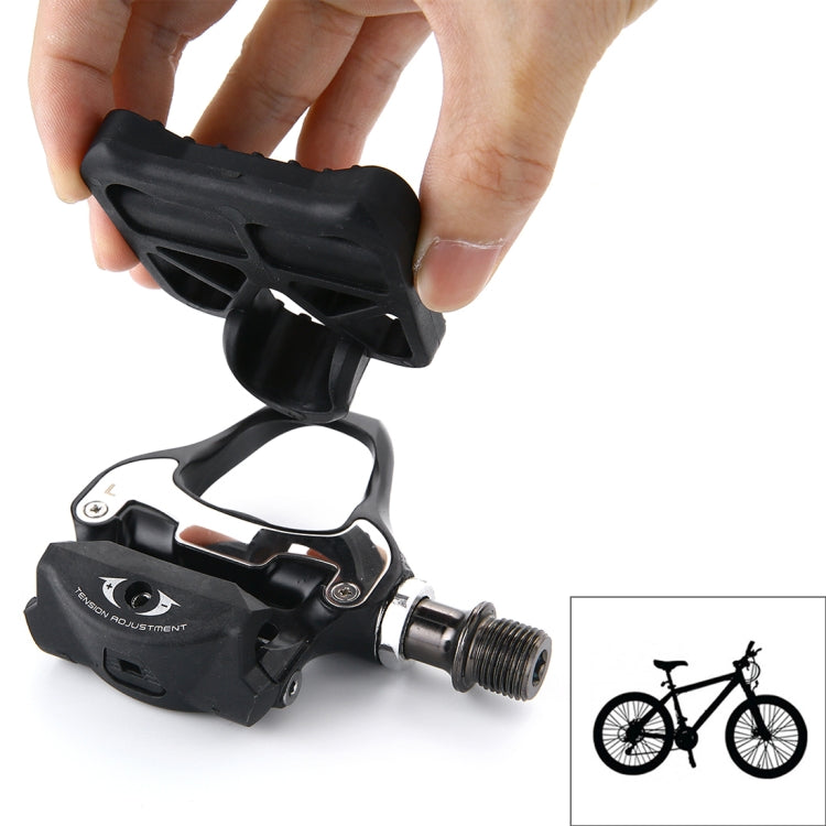 1 par de pedales adaptadores de ciclismo con bloqueo SPD-SL para bicicletas de carretera, SPD-SL