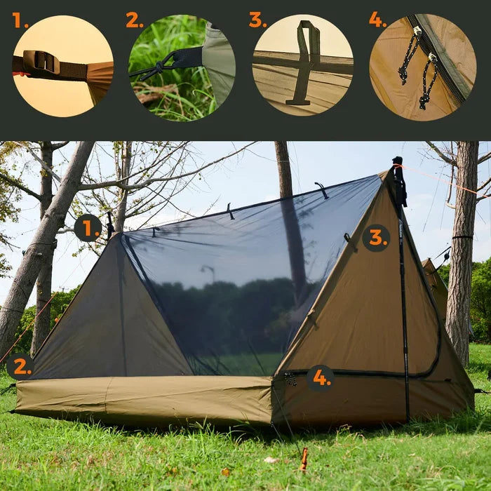 Onewind Outdoors Tandem Ridge Shelter Tarp Inner Tent