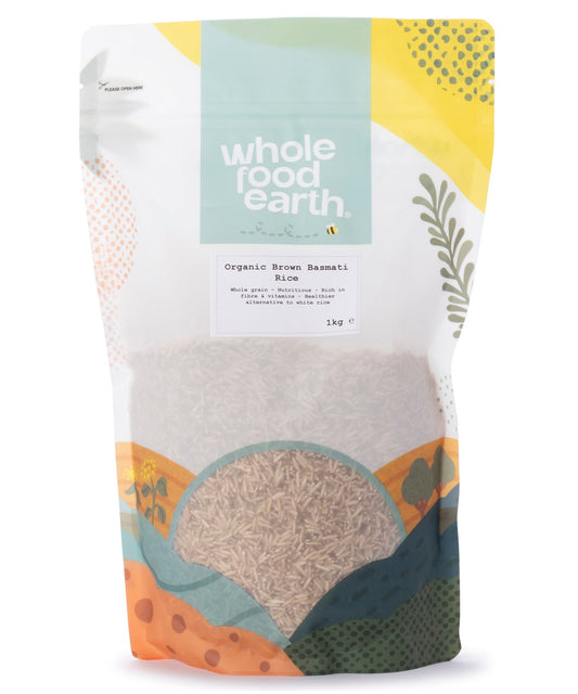 Organic Brown Basmati Rice | 1kg, 2kg, 3kg & 25kg