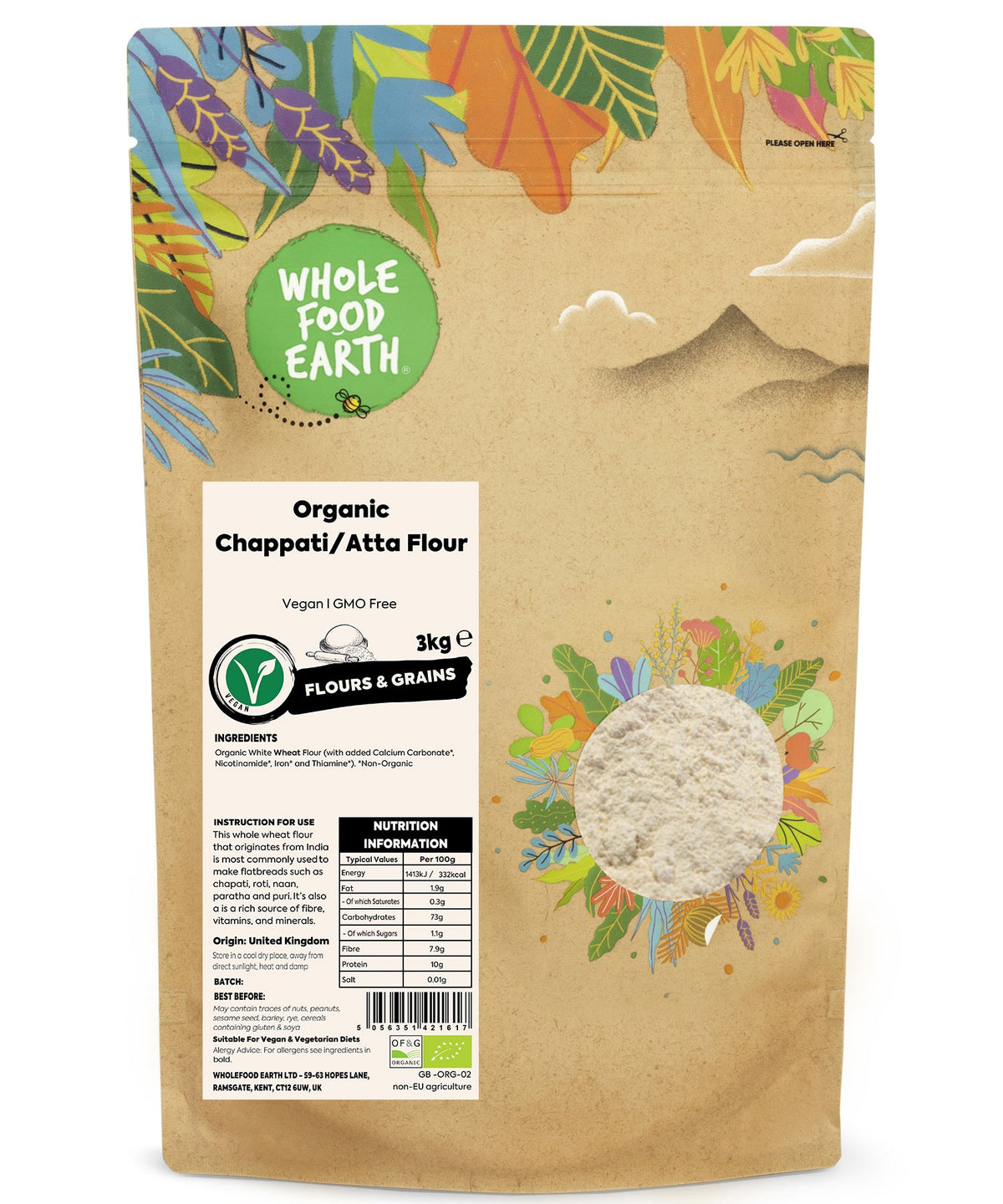 Organic Chapati/Atta Flour