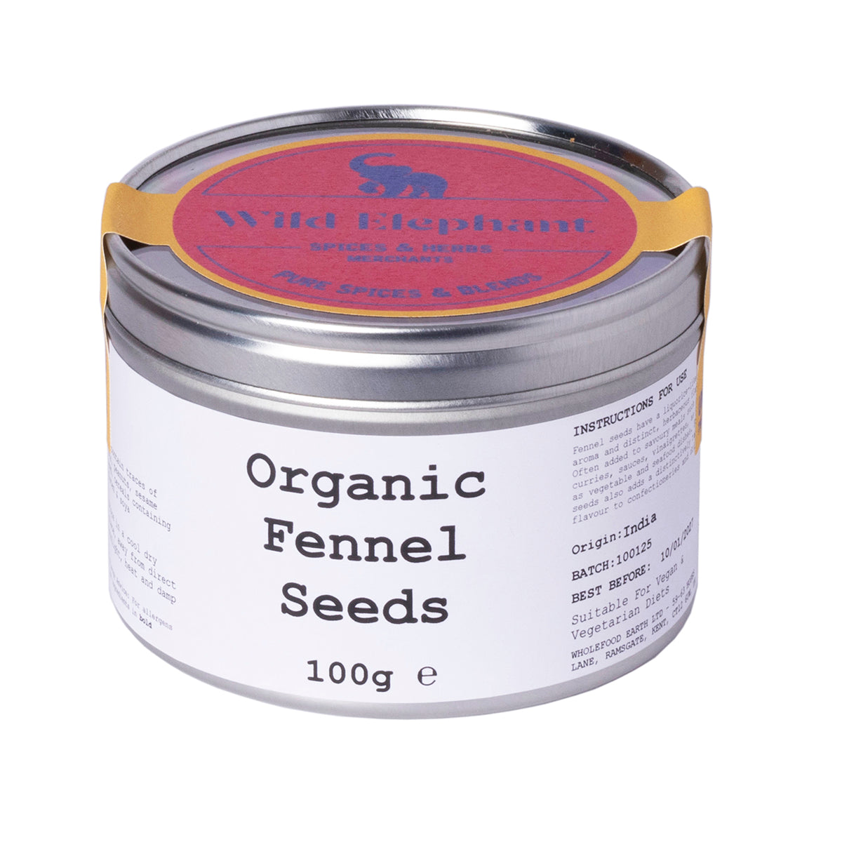 Bio Fenchelsamen - Wild Elephant - 100g
