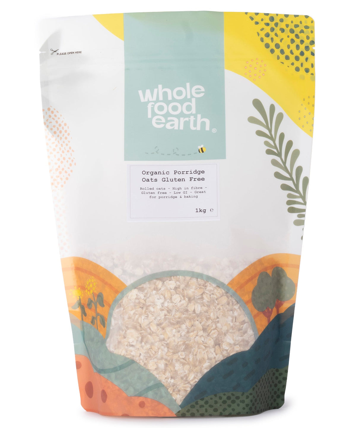 Bio Glutenfreie Porridge-Haferflocken
