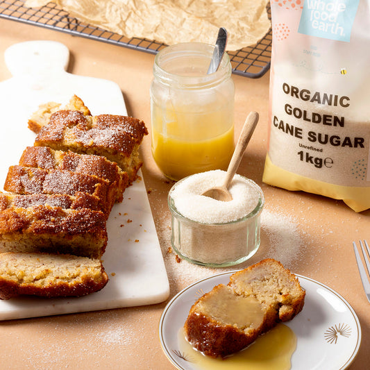 Organic Golden Cane Sugar | Raw Unrefined | Vegan | Resealable Pouch