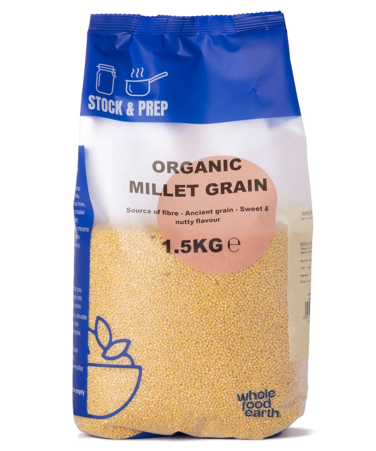 Mijo Orgánico en Grano - Almacenamiento y Preparación - 1.5kg