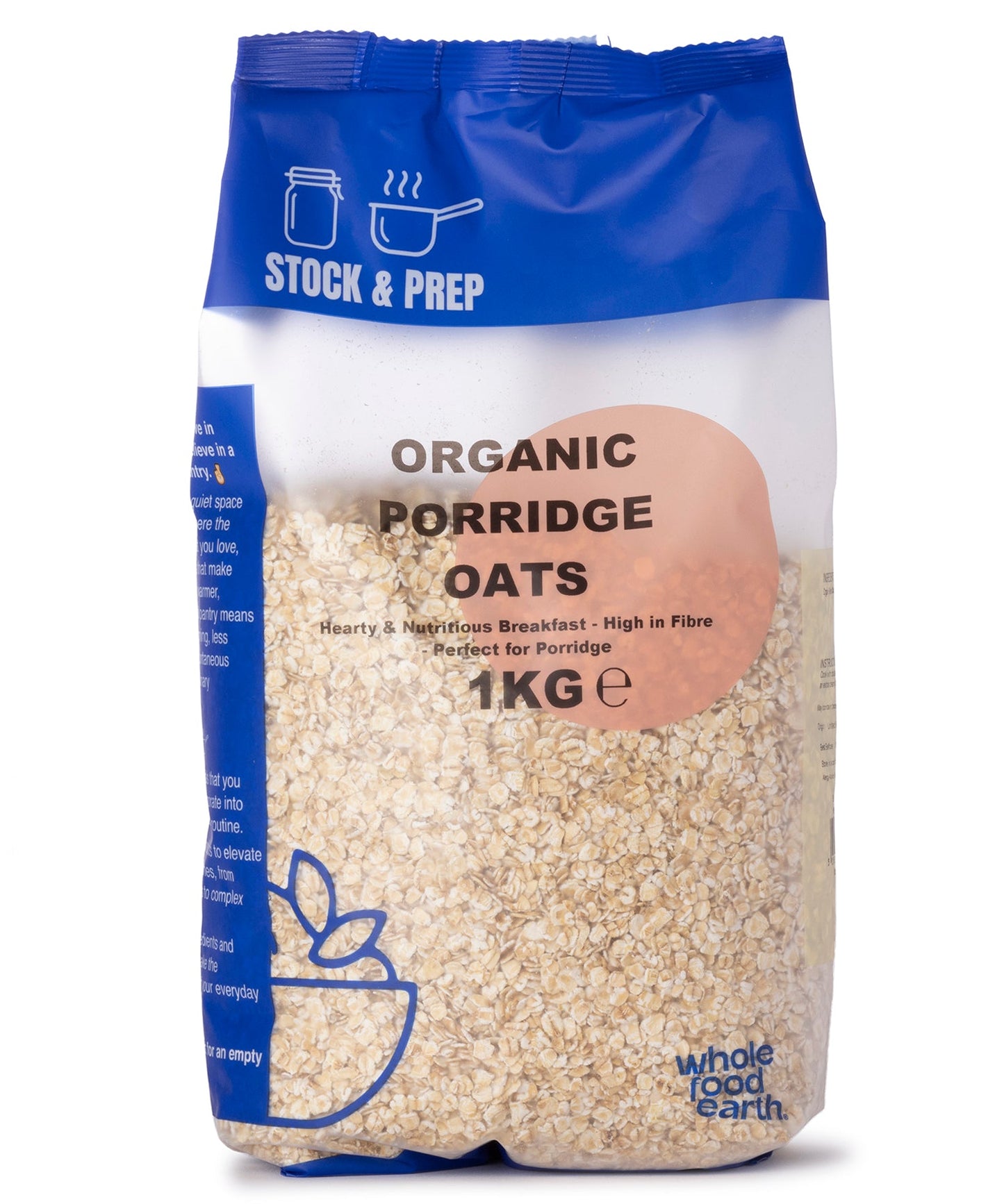 Bio Porridge Haferflocken - Vorrat & Zubereitung - 1kg