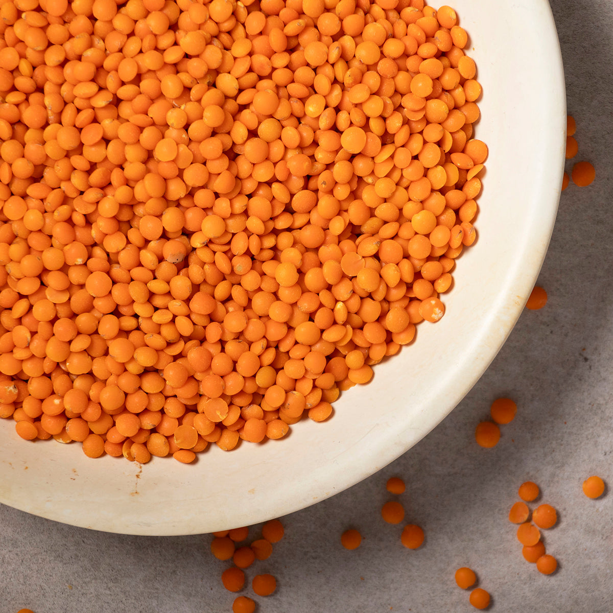 Organic Red Football Lentils | High-Protein Plant-Based Pulses