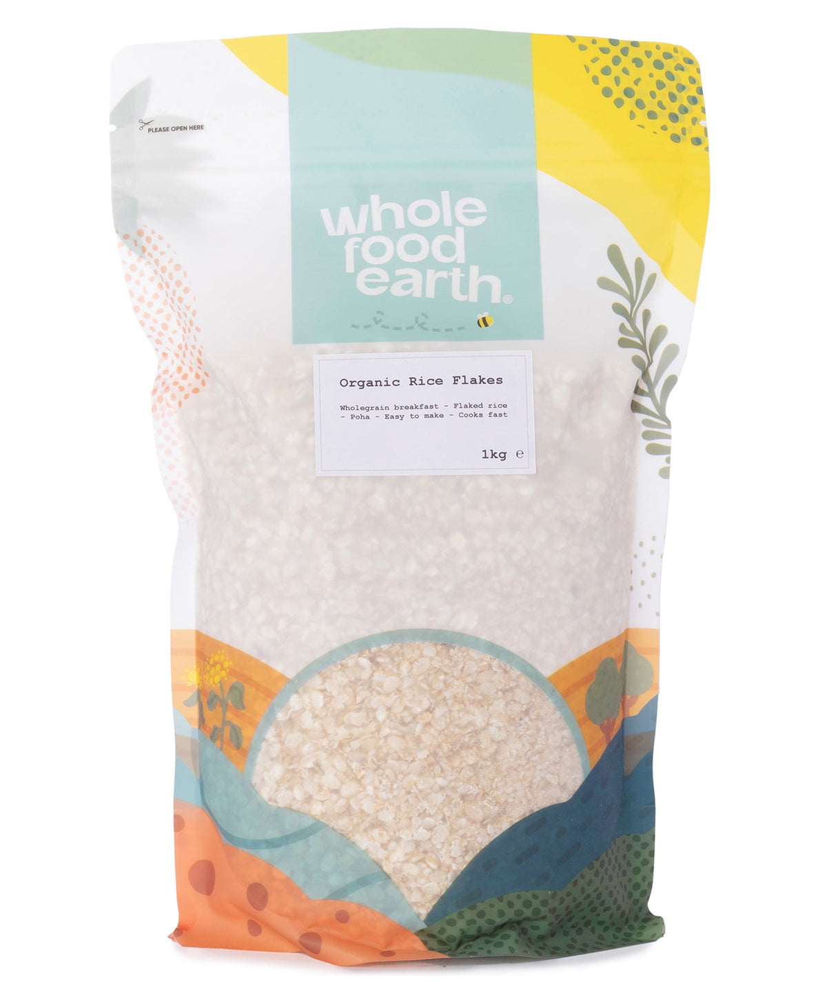 Copos de arroz ecológicos