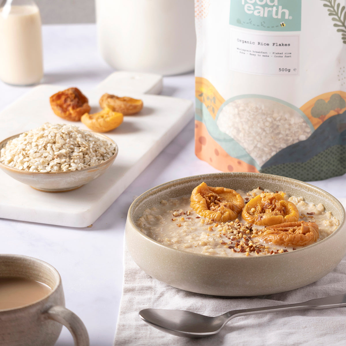 Copos de arroz ecológicos