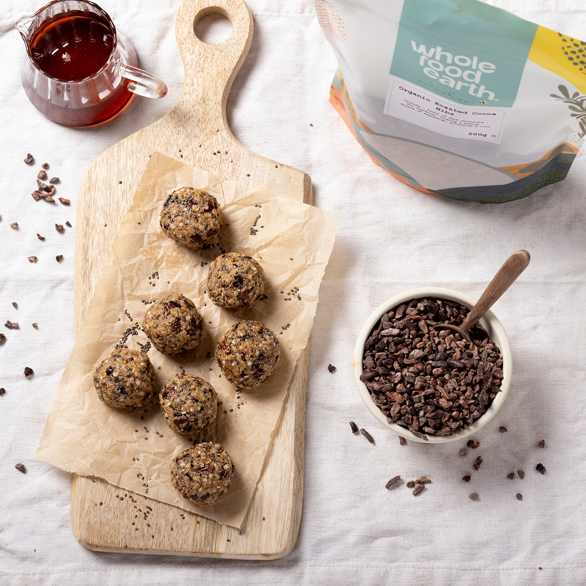 Organic Roasted Cocoa Nibs | Swiss-Crafted Baking Ingredient